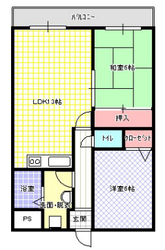 ネストクレールの物件間取画像